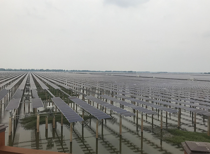 Solar Tracking System in Anhui Yuguang Complementary Photovoltaic Power Station Project