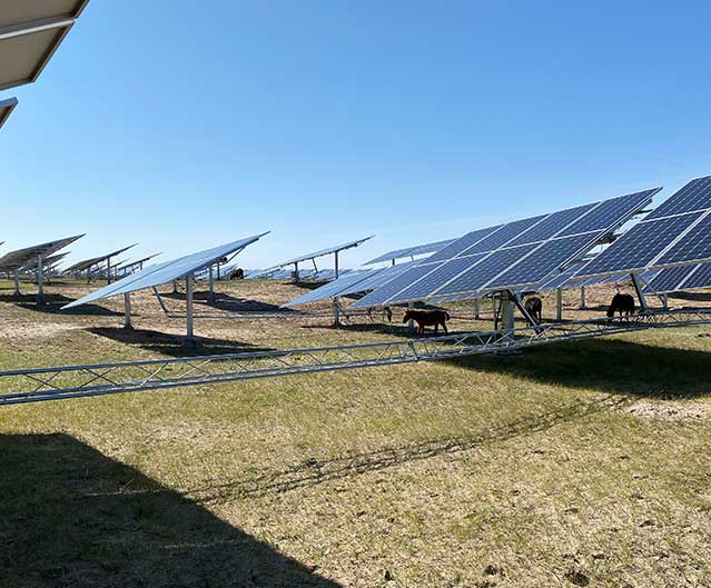 Solar Tracking System in A Photovoltaic Power Station Project in Dalat Banner